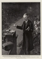 Sauvez-moi de mon ami et de mes ennemis, M. Balfour parlant de la procédure à la Chambre des communes