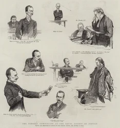 La commission Parnell aux Royal Courts of Justice