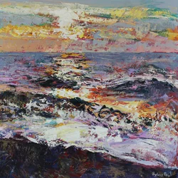 Breaking Dawn, 2021 (huile sur toile)