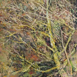 Entrelacés, 2025 (acrylique)