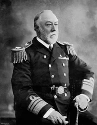 Vice-amiral Sir Henry Fairfax, officier de la marine britannique, 1896