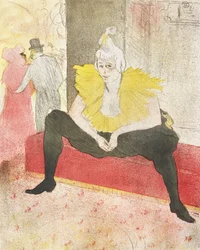 La clownesse assise (Mlle Cha U Kao) (1896)