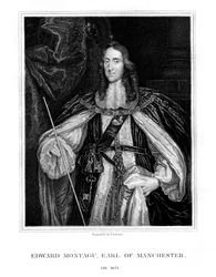 Edward Montagu, 2ème comte de Manchester, soldat anglais, 1828