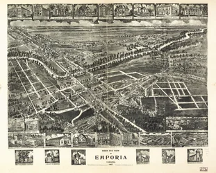 Vue aérienne d