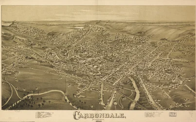 Carbondale, Pennsylvanie, 1890
