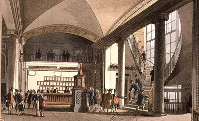 La salle du marché aux enchères