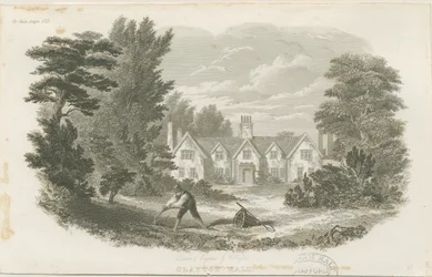 Fenton - Clayton Hall: gravure sur acier, nd [c 1840]