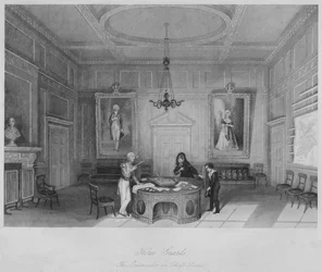 Horse Guards. Le Levee du Commandant en Chef, vers 1841