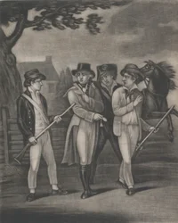 La capture du Major André par les incorruptibles Paulding, Williams et Vanvert, 4 juillet 1812