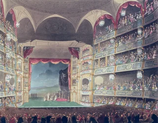 Intérieur du théâtre de Drury Lane