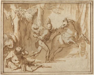 Alexandre le Grand et Bucéphale