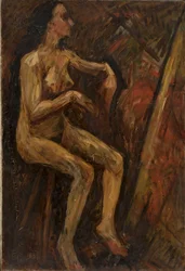 Nu de femme assise