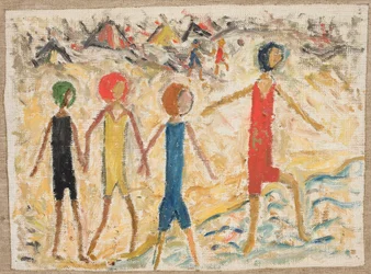 Enfants sur la plage
