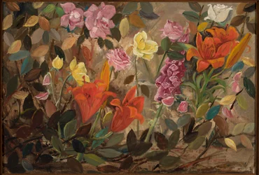 Fleurs dans le jardin