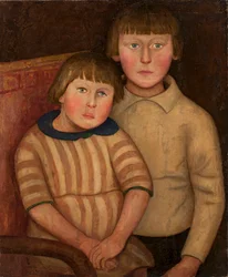 Portrait de deux enfants
