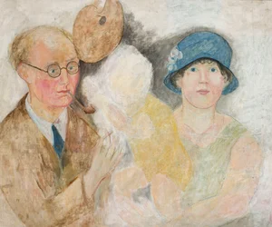 Portrait du peintre avec sa famille (M. Gromaire)