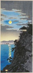 Lune à Ishiyama sur le lac Biwa, vers 1936