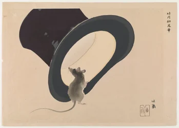 Souris et chapeau