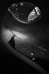 Un escalier en colimaçon spectaculaire