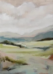 Vallée sereine des montagnes
