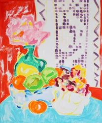 Fleurs et fruits colorés