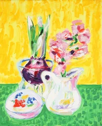 Nature morte florale printanière