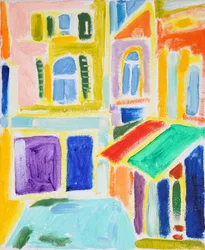 Ville animée - Abstrait