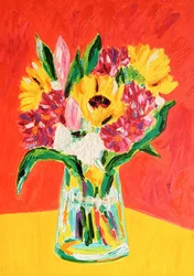 Bouquet de fleurs éclatant