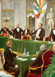Cavour au Congrès de Paris, 1856