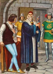 Le doge Francesco Foscari ordonnant à son fils d