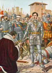 François Ier de France capturé à la bataille de Pavie en 1525