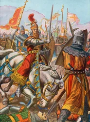 Frédéric Barberousse est blessé à la bataille de Legnano, 1176