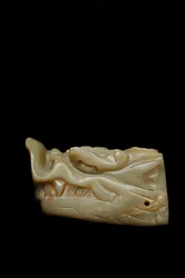 La tête de dragon en jade Junkunc