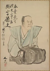 Portrait imaginaire de Shundai Dazai, fin des années 1700-1800