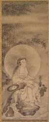 Guanyin en robe blanche