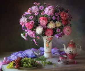 Nature morte automnale chaleureuse