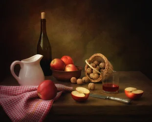 Nature morte rustique d