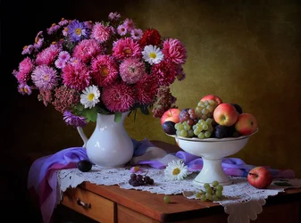 Nature morte rustique d