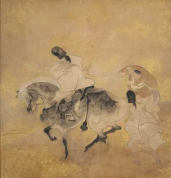 Traversée à Sano Sano no watari, c. 1600-1640