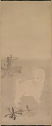 Chiot avec des pissenlits, 1600-1640