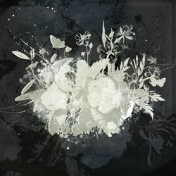 Silhouette florale