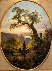 Paysage de Florence depuis la colline de St. Miniato