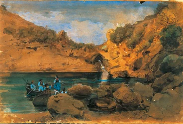 Sirènes se baignant à Sorrente
