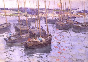Bateaux dans le port