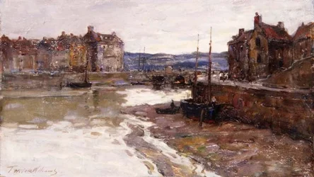 Tôt le matin, St. Valery en Caux, Normandie