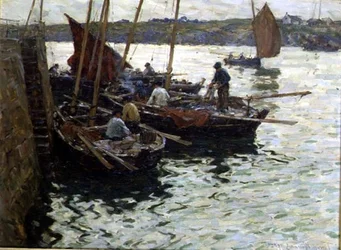 Pêcheurs au quai