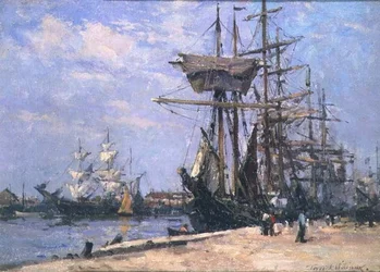 Navires dans le port de Poole