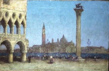 La Piazzetta, Venise, crépuscule