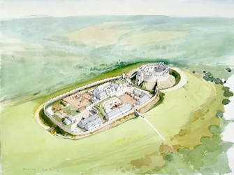 Château de Restormel, 14ème siècle, vers 1990-2010