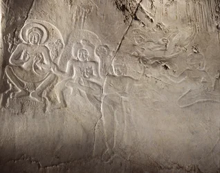 Scènes bouddhistes, période de Davaravati